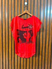 Chest 22  Lenght 24 to 26 Western Ladies Classic T-Shirt