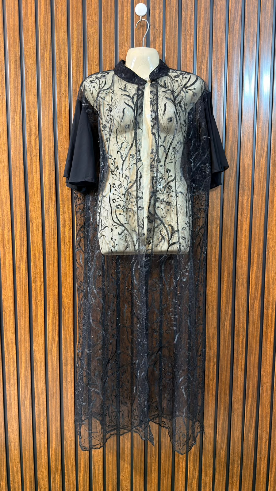 Chest Large  Length 48  Fabric Net Womens Long Dress Maxi