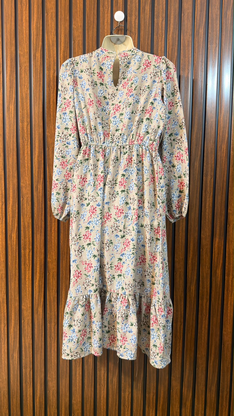 Chest 20  Length 42  Fabric Cotton Silk Western Womens Long Maxi Dress