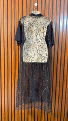 Chest Large  Length 48  Fabric Net Womens Long Dress Maxi