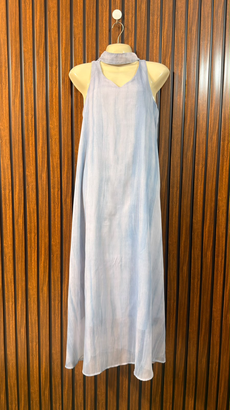 Chest 19  Length 49  Fabric Chiffon Western Womens Maxi Dress