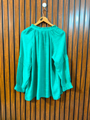 Chest 22  Length 26 To 27  Fabric Cotton Silk Western Women’s Branded Top