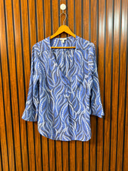 Chest 21  Length 27 to 28  Fabric Cotton Silk Western Women’s Full Sleeve Wear