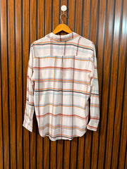 Chest 20  Length 27 to 29  Fabric Linen Women’s Branded Full Sleeve Top
