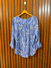 Chest 21  Length 27 to 28  Fabric Cotton Silk Western Women’s Full Sleeve Wear
