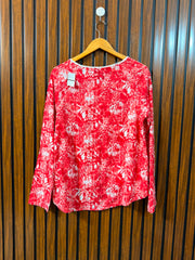 Chest 18  Length 24 to 26  Fabric Cotton Western Branded Women’s Full Sleeve Top