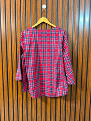 Chest 22  Length 28  Fabric Cotton Silk Ladies Western Branded Full Sleeve Top