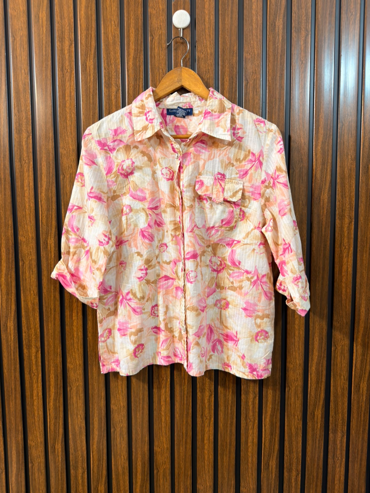 Chest 20  Length 23  Fabric Cotton Silk Women’s Full Sleeve Branded Top