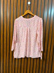 Chest 18  Length 25  Fabric Linen Ladies Branded Full Sleeve Top