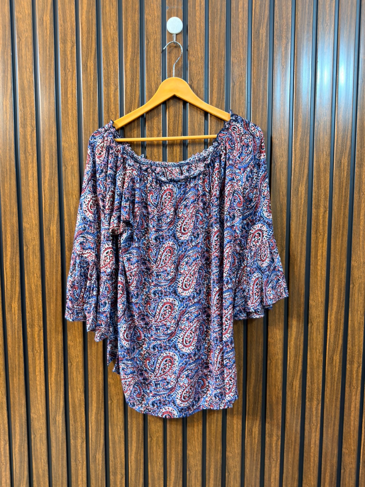 Chest 21  Length 28  Fabric Rayon Women’s Western Full Sleeve Wear