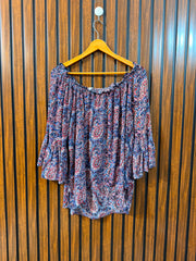 Chest 21  Length 28  Fabric Rayon Women’s Western Full Sleeve Wear