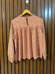 Chest 19  Length 23  Fabric Linen Western Women’s Branded Full Sleeve Top