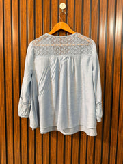 Chest 22  Length 25 to 26  Fabric Silk Women’s Branded Full Sleeve Collection