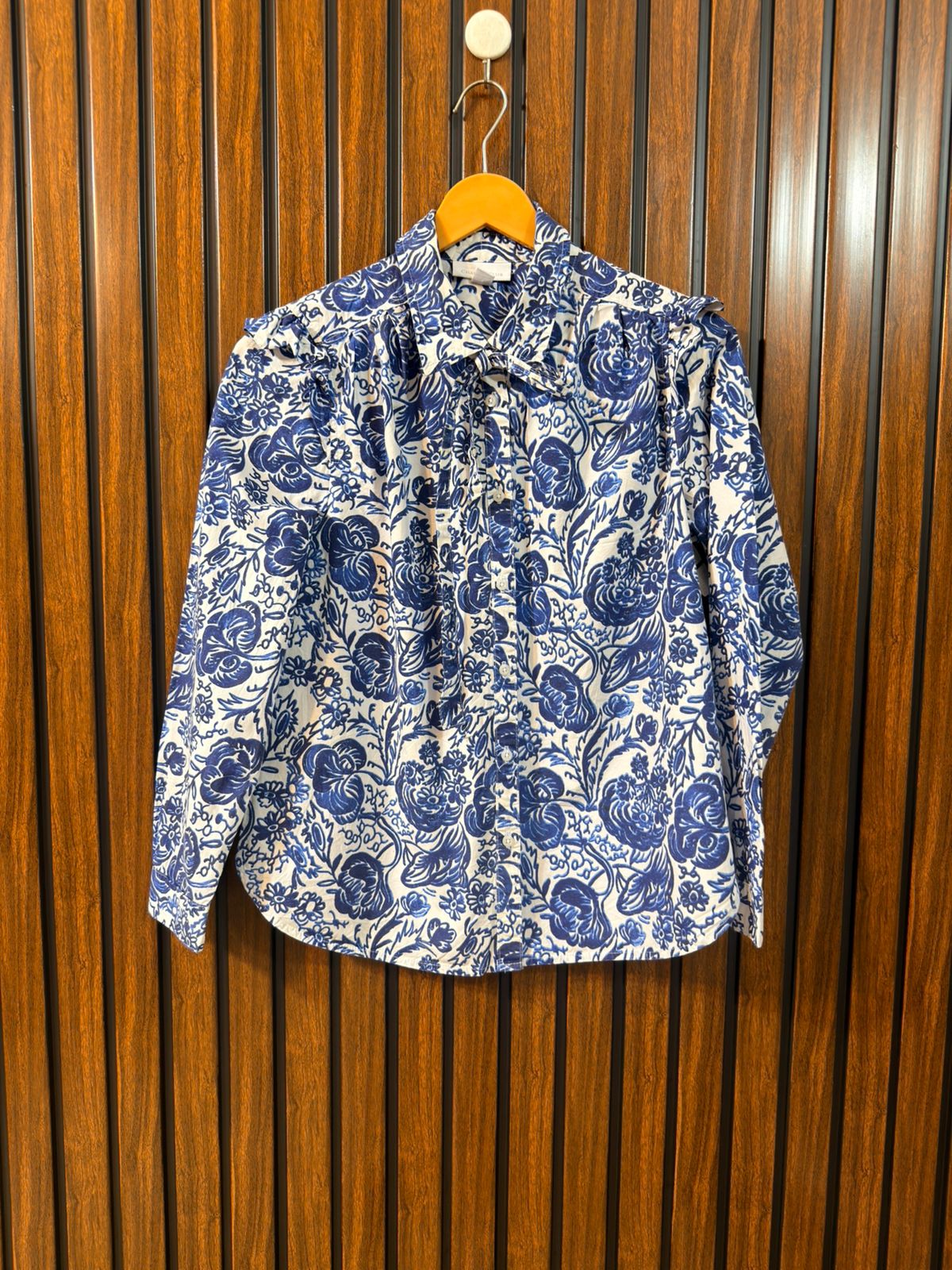 Chest 18  Length 23  Fabric Cotton Ladies Western Branded Sleeve Wear