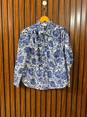 Chest 18  Length 23  Fabric Cotton Ladies Western Branded Sleeve Wear