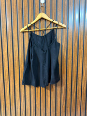 Chest 19  Length 23  Fabric Cotton Womens Branded Sleeveless Top