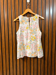 Chest 18  Length 22  Fabric Linen Western Branded Womens Sleeveless Top