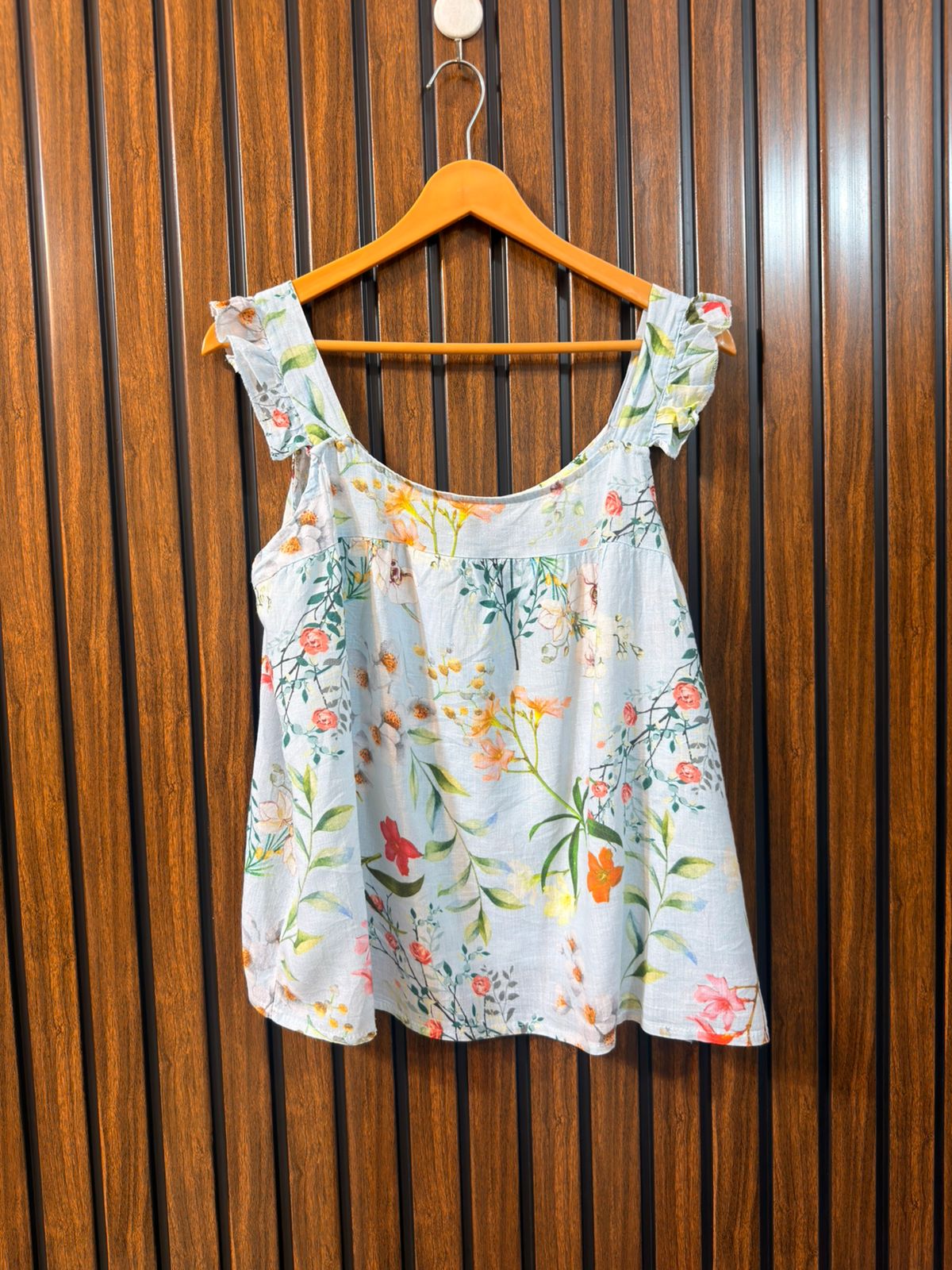 Chest 20  Length 24  Fabric Cotton Womens Sleeveless Collection Top