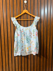 Chest 20  Length 24  Fabric Cotton Womens Sleeveless Collection Top