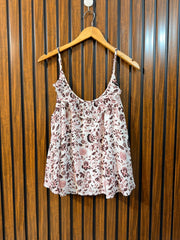 Chest 22  Length 23  Fabric Cotton Western Womens Sleeveless Top