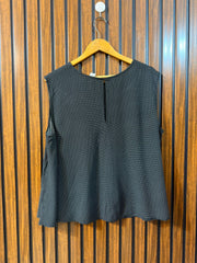 Chest 23  Length 25  Fabric Linen Womens Sleeveless Summer Top