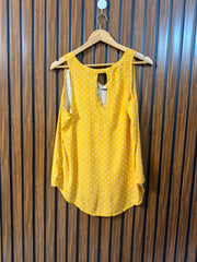 Chest 20  Length 27  Fabric Linen Womens Summer Collection Sleeveless Top