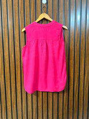 Chest 17  Length 25  Fabric Linen Western Womens Collection Top
