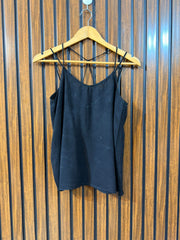 Chest 19  Length 23  Fabric Cotton Womens Branded Sleeveless Top