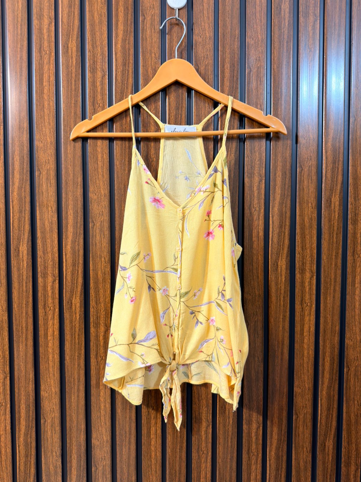 Chest 19  Length 22  Front Cotton Branded Ladies Sleeveless Summer Top