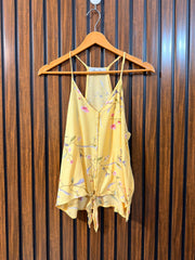Chest 19  Length 22  Front Cotton Branded Ladies Sleeveless Summer Top