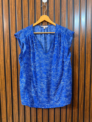 Chest 21  Length 26  Fabric Linen Western Branded Womens Summer Top