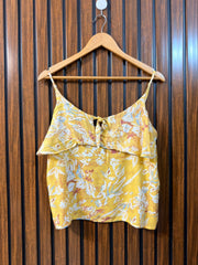 Chest 18  Length 20  Front Linen Womens Western Sleeveless Summer Top