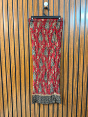Waist 32  Length 35  Fabric Silk Women’s Western Skirt