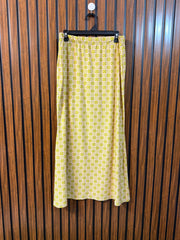 Waist 38  Length 37  Fabric Cotton Silk Women Skirt