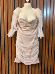 Chest Medium  Fabric Silk And Net Women’s Beautiful Party Dress