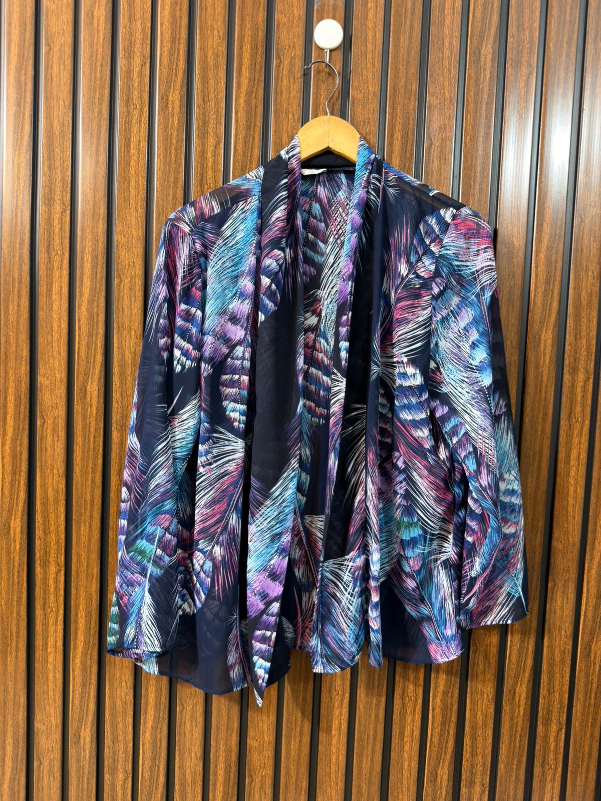 Chest Medium  Length 26  Fabric Chiffon Western Branded Women’s Full Sleeve Shrug Clothing Range