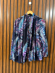 Chest Medium  Length 26  Fabric Chiffon Western Branded Women’s Full Sleeve Shrug Clothing Range