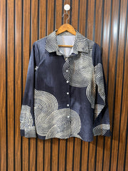 Chest 20  Length 25  Fabric Silk Western Branded Women’s Full Sleeve Top Everyday Wear