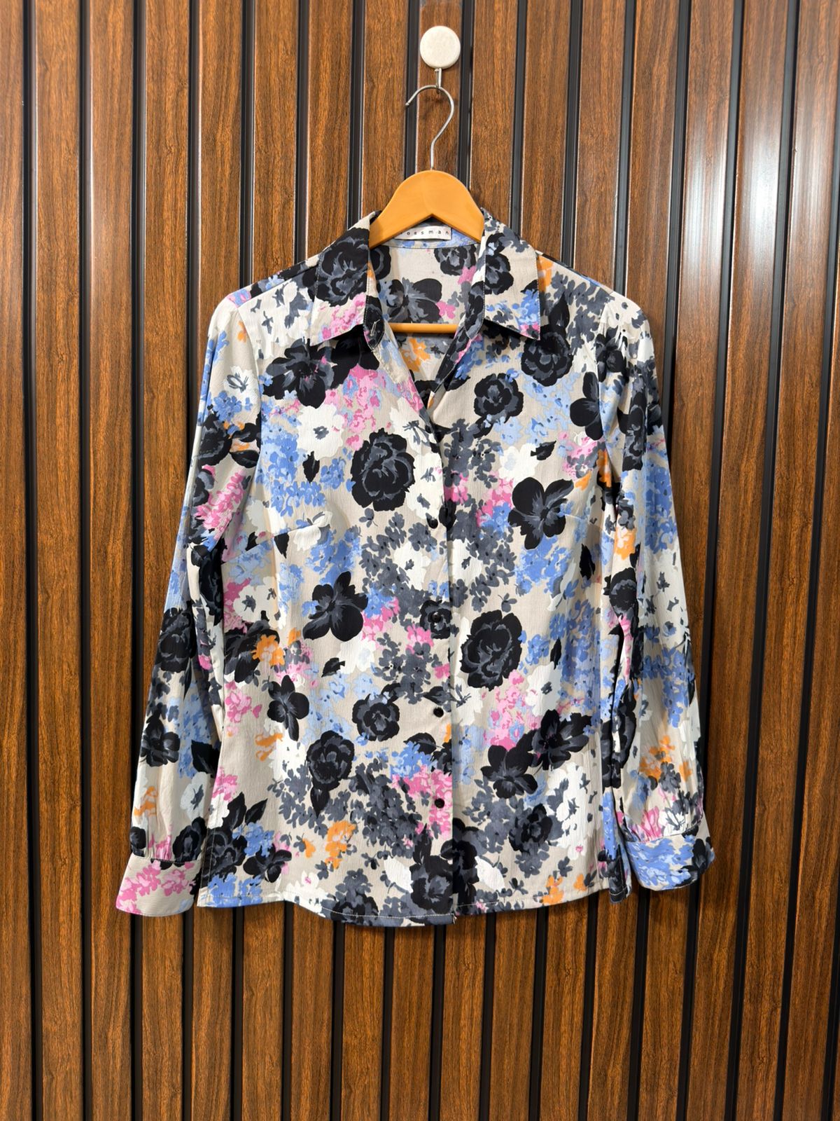 Chest 17  Length 25  Fabric Silk Western Branded Women’s Full Sleeve Top Clothing