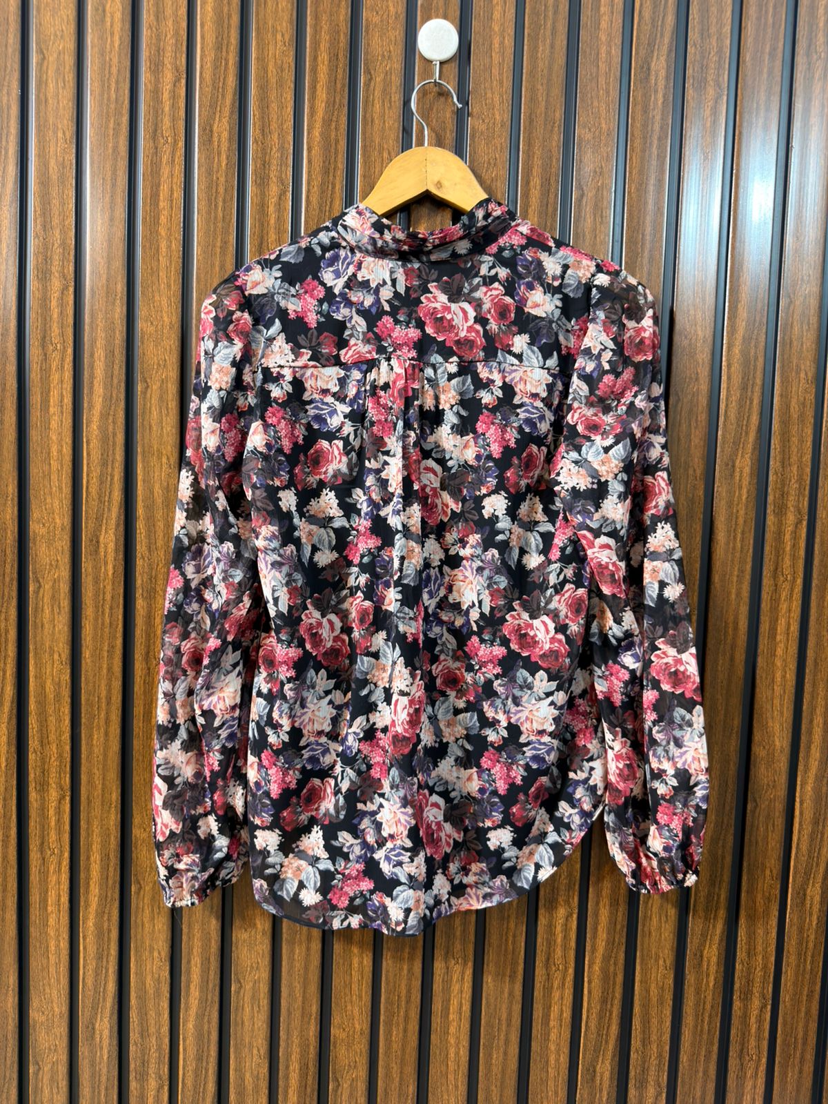 Chest 17  Length 25  Fabric Chiffon Western Branded Women’s Full Sleeve Top Women’s Clothing