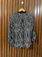 Chest 19  Length 27  Fabric Chiffon Western Branded Women’s Full Sleeve Top New Collection Online