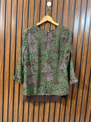 Chest 19  Length 27  Fabric Chiffon Western Branded Women’s Full Sleeve Top Premium Collection