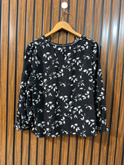 Chest 18  Length 23  Fabric Silk Western Branded Women’s Full Sleeve Top for Women