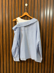 Chest 23  Length 26  Fabric Cotton Silk Western Branded Women’s Full Sleeve Top New Collection