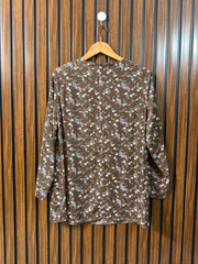 Chest 21  Length 27 To 29  Fabric Chiffon Western Branded Women’s Full Sleeve Top Online Store