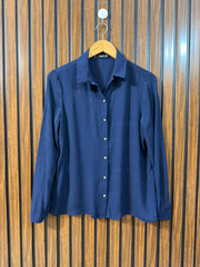 Chest 19  Length 24  Fabric Chiffon Western Branded Women’s Full Sleeve Top Collection for Women