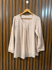 Chest 19  Length 27  Fabric Chiffon Western Branded Women’s Full Sleeve Top Collection