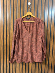 Chest 22  Length 27  Fabric Georgette Western Branded Women’s Full Sleeve Top Latest Range