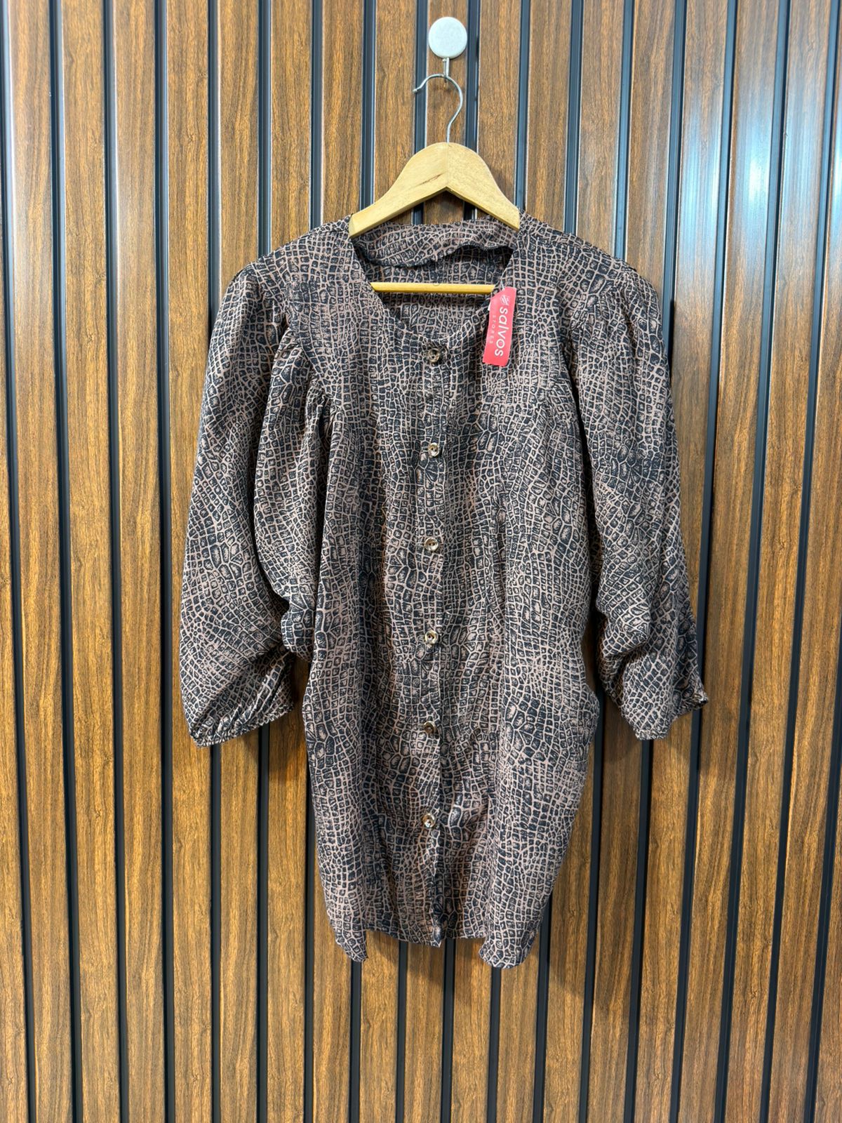 Chest Large Baggy Style  Length 28  Fabric Chiffon Western Branded Women’s Full Sleeve Top Women Clothing