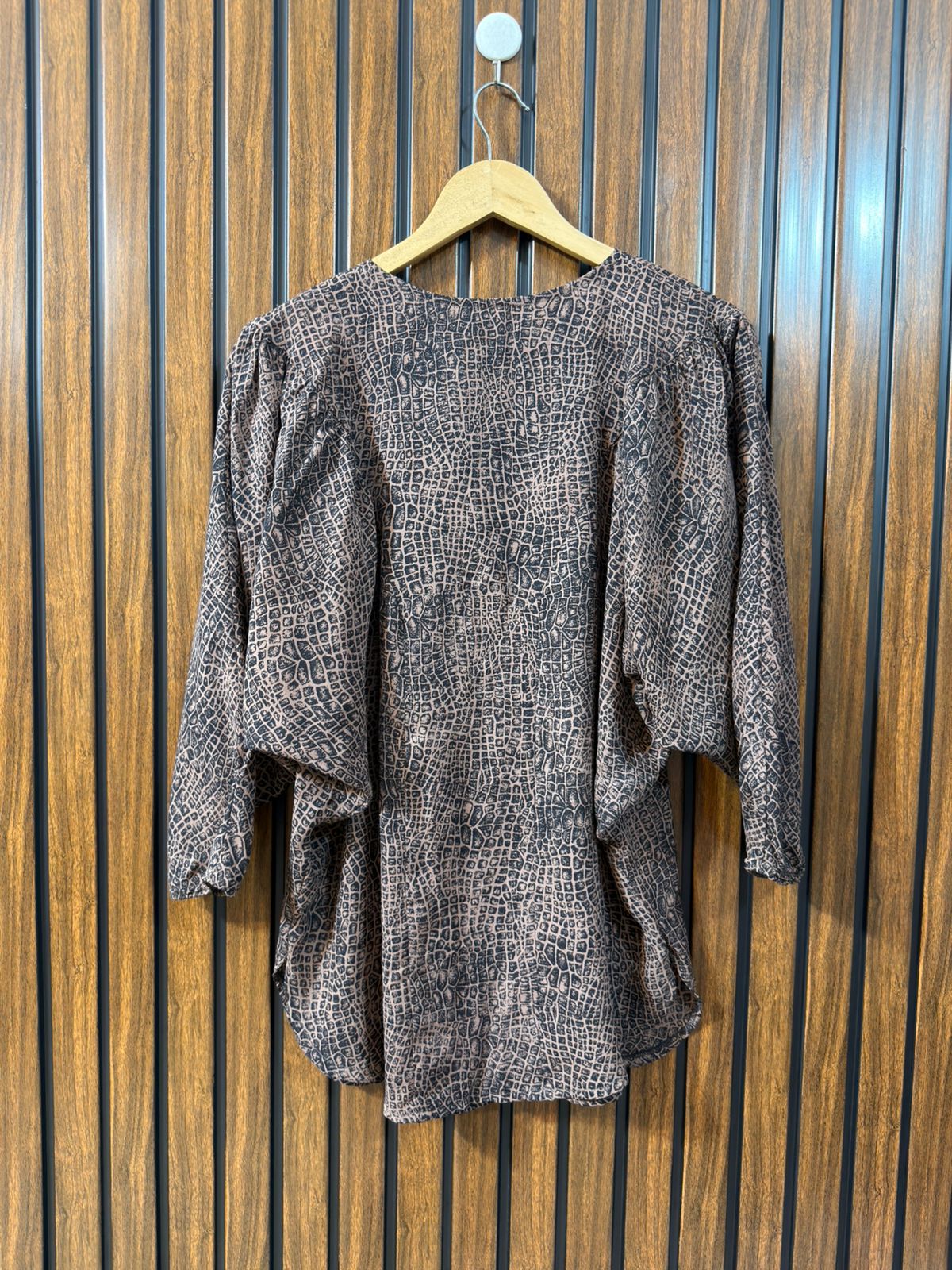 Chest Large Baggy Style  Length 28  Fabric Chiffon Western Branded Women’s Full Sleeve Top Women Clothing